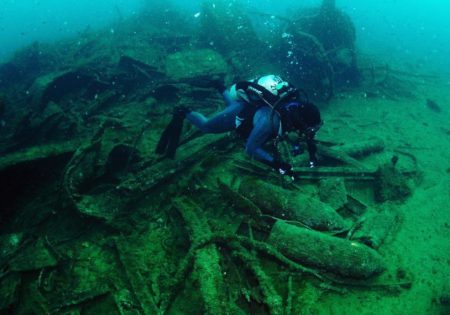 LundyWrack (МИННЫЙ ТРАЛЬЩИК SSLUNDY) на глубине до 35 м
