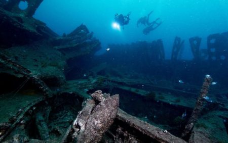 LouisWrack (ЭСКАДРЕННЫЙ МИНОНОСЕЦ HMSLOUIS) на глубине до 18 м